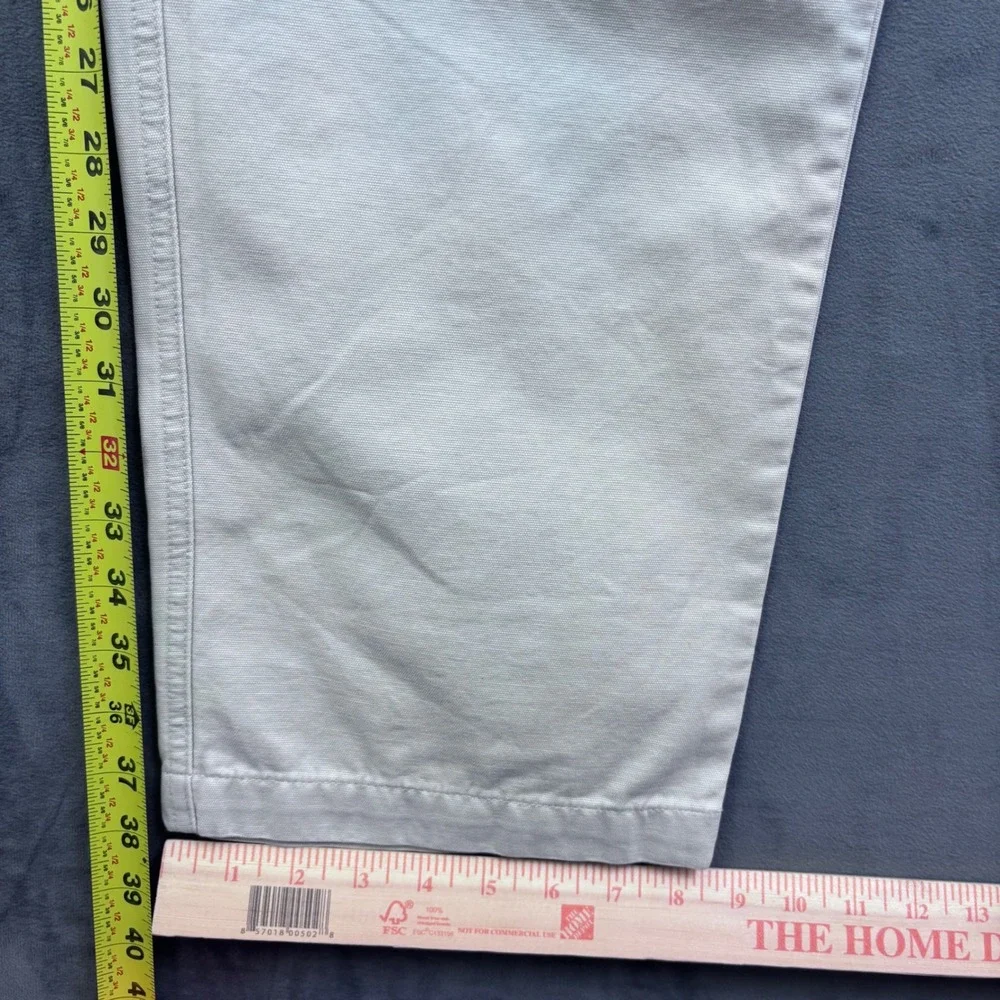 Columbia Sportswear Mens 32x28 Tan Canvas Utility Pants Khaki Workwear